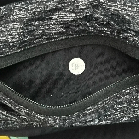 Lululemon  Pace Rival Crop 22" Black Grey - Picture 10 of 16